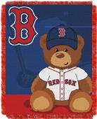 Northwest MLB Red Sox Field Bear Baby Throw