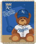 Northwest MLB Royals Field Bear Baby Throw