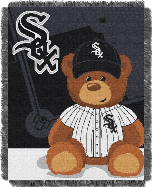 Northwest MLB White Sox Field Bear Baby Throw