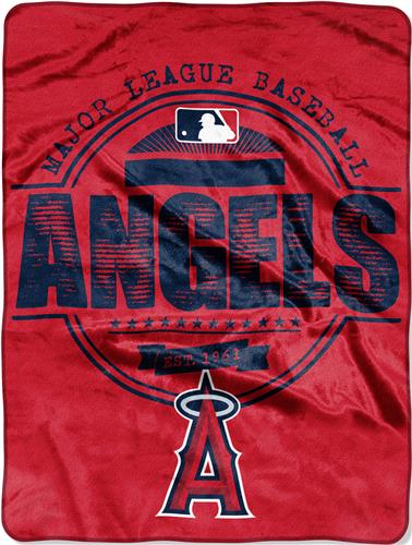 Northwest MLB Angels Structure Raschel Throw