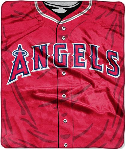 Northwest MLB Angels Jersey Raschel Throw