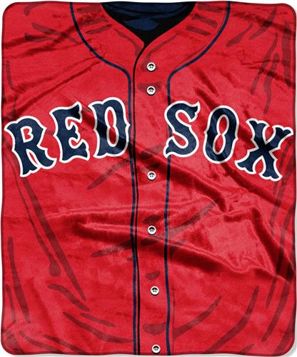 Northwest MLB Red Sox Jersey Raschel Throw