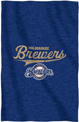 Northwest MLB Brewers Sweatshirt Throw