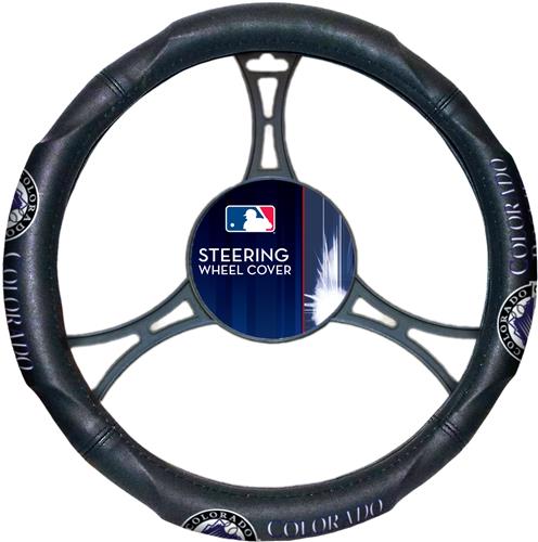 Northwest MLB Rockies Steering Wheel Cover