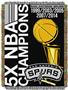 Northwest NBA Spurs Commemorative Taprestry Throw