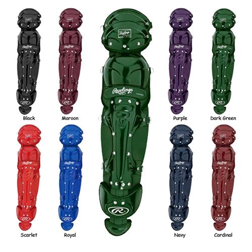 Rawlings 950ZS Baseball Catchers Leg Guards Baseball Equipment & Gear