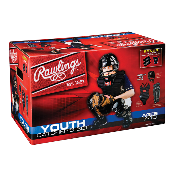 Rawlings Youth CS 710 Baseball Catcher's Set Baseball Equipment & Gear