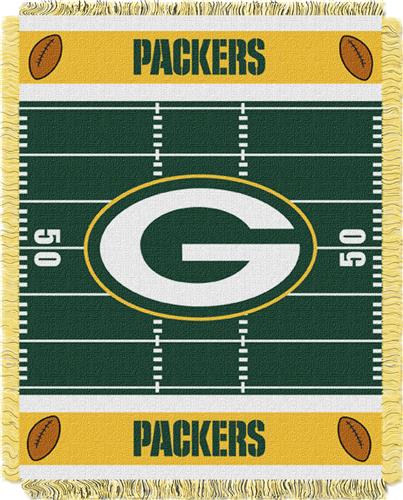 Northwest NFL Packers Field Baby Woven Throw