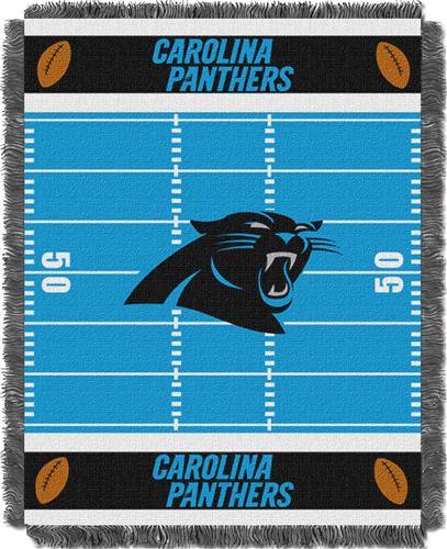 Northwest NFL Panthers Field Baby Woven Throw