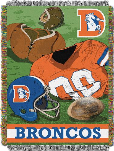 Northwest NFL Broncos Vintage Tapestry Throw