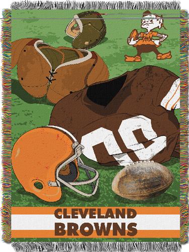 Northwest NFL Browns Vintage Tapestry Throw