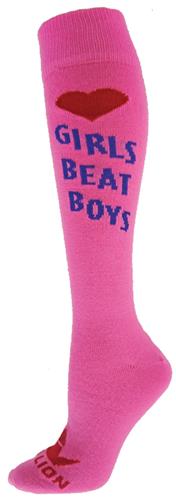 Red Lion Girls Beat Boys Over Calf Urban Socks C/O