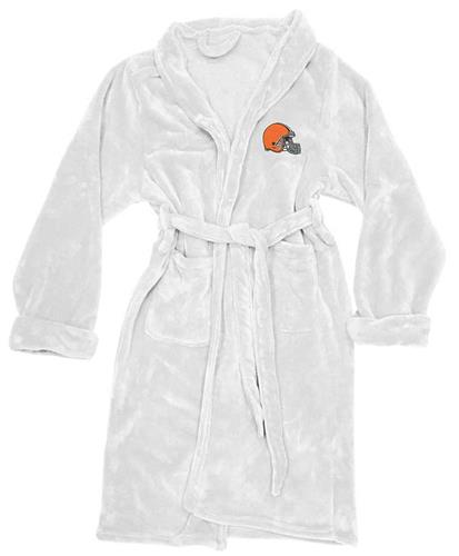 Northwest NFL Browns Mens Silk Bath Robes