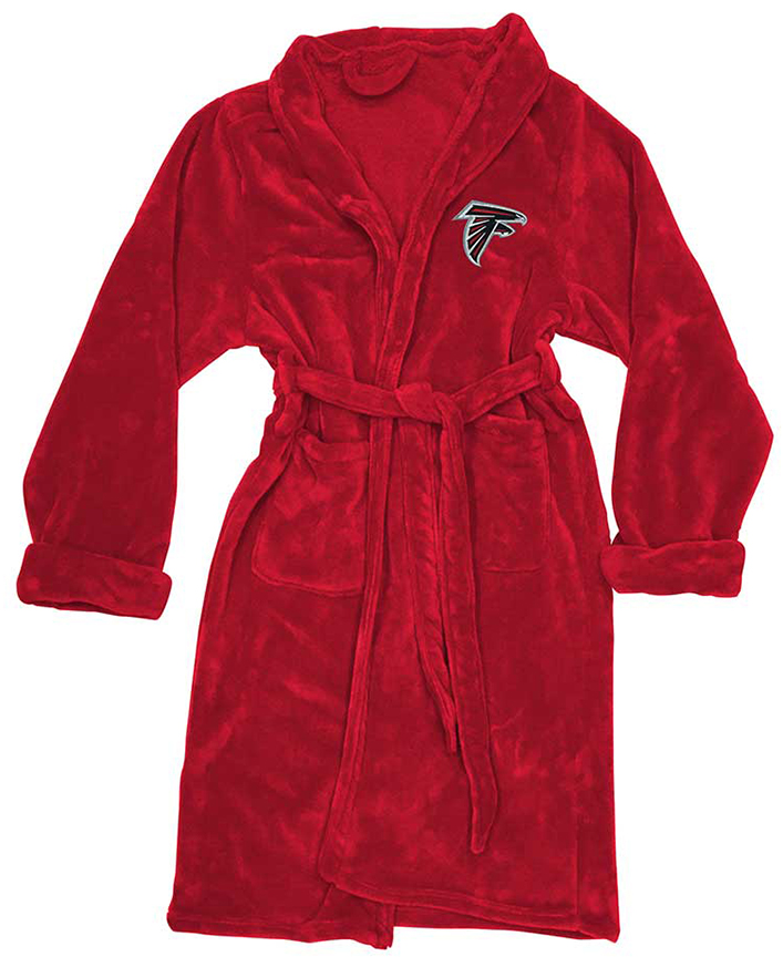 E117963 Northwest NFL Falcons Mens Silk Bath Robes