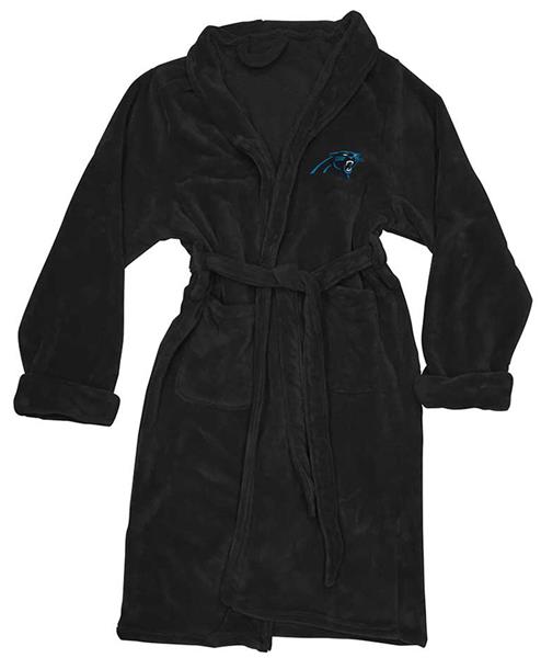Northwest NFL Panthers Mens Silk Bath Robes