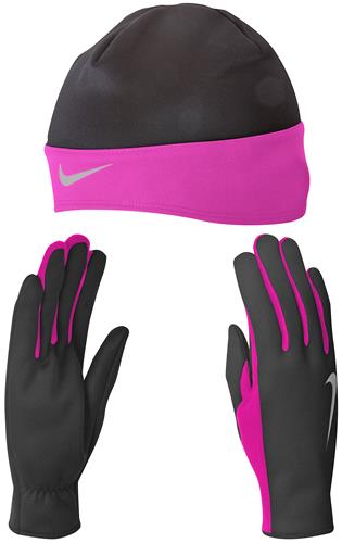 NIKE Women's Running Thermal Beanie/Glove Set