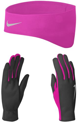 NIKE Women's Running Thermal Headband/Glove Set