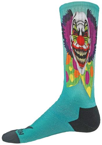 Red Lion Clown Sublimated Crew Socks