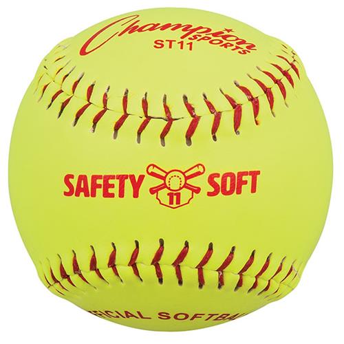 Champion Sports 11" Safety Softballs (dozen)