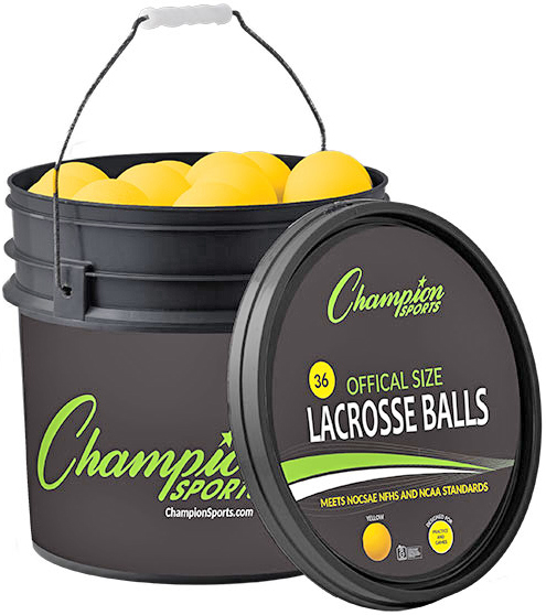 Champion Sports 6 Gallon Ball Bucket W Padded Lid