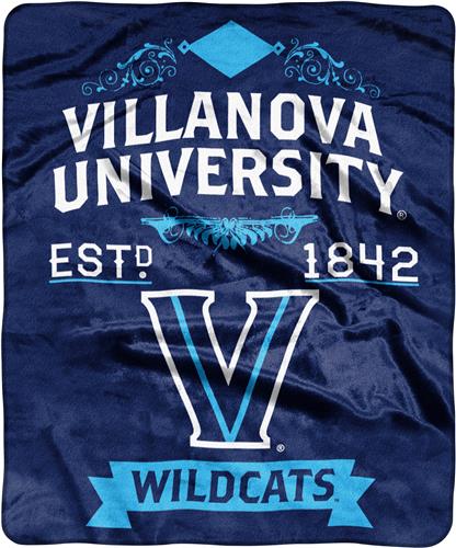 NCAA Villanova University Label Raschel Throw