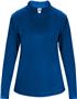 Womens (Black,Graphite,Royal) 1/4 Zip Poly-Fleece Loose Pullover