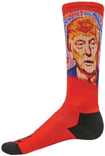 Red Lion Donald Trump 2 Sublimated Crew Socks