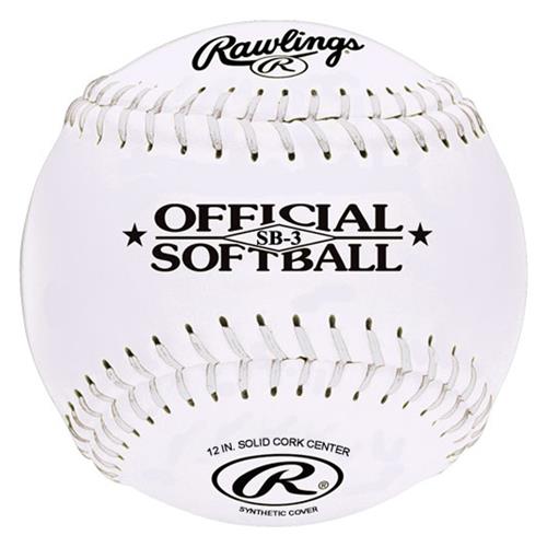 Rawlings 12" Recreational Slow Pitch Softballs Baseball Equipment & Gear