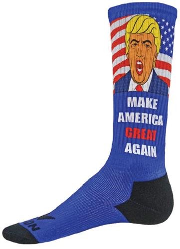 Red Lion Donald Trump 6 Sublimated Crew Socks