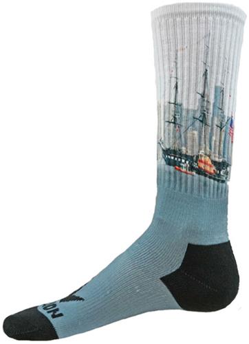 Red Lion USS Constitution Military Crew Socks