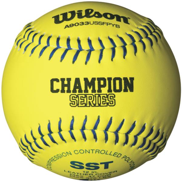 Wilson USSSA Fastpitch Leather Softballs (dozen) - Baseball Equipment ...