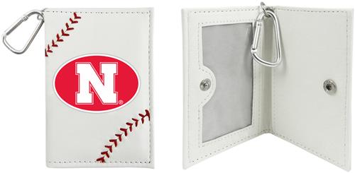 Nebraska Cornhuskers Classic Baseball ID Holder