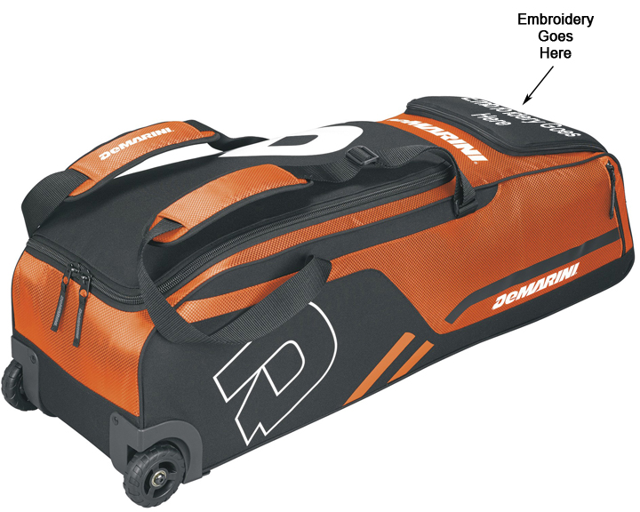 E118864 Demarini Momentum Wheeled Baseball Bag