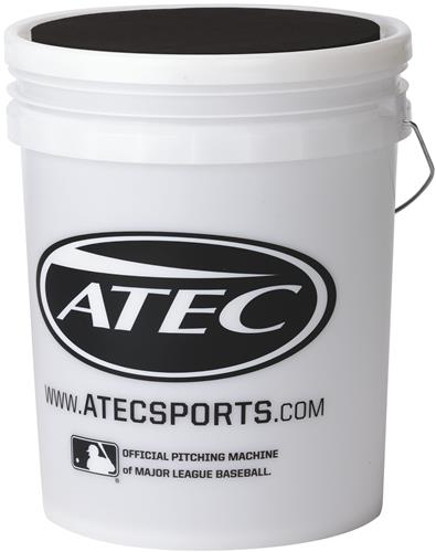 ATEC Baseball/Softball Ball Bucket w/Cushion Lid