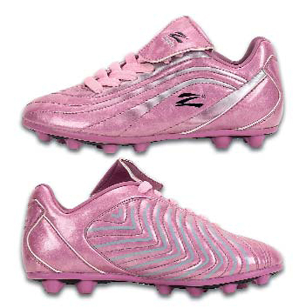 pink soccer cleats
