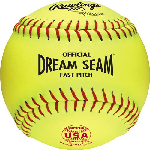 ASA NFHS Fastpitch Dream Seam Yellow Softballs
