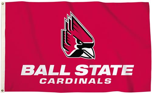Collegiate Ball State 3'x5' Flag w/Grommets