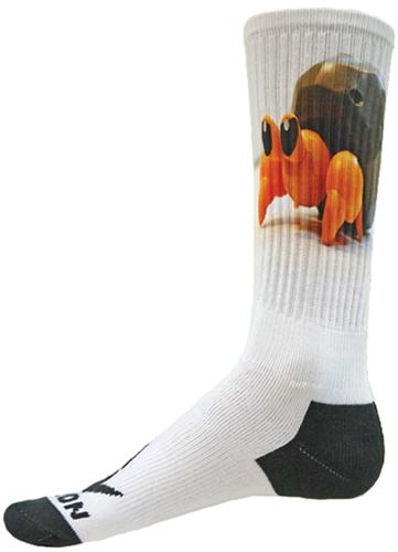 Red Lion Crab Sublimated Crew Socks