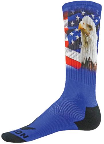 Red Lion American Eagle Sublimated Crew Socks