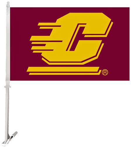 Collegiate Central Michigan 2-Sided 11x18 Car Flag