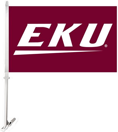 Collegiate Eastern Kentucky 2-Sided 11x18 Car Flag