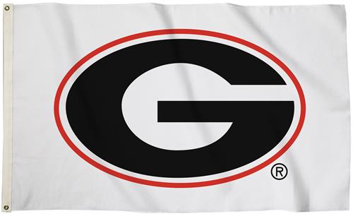 Collegiate Georgia "G" 3'x5' Flag w/Grommets