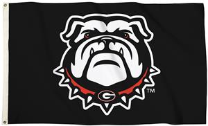 Collegiate Georgia New Dog 3'x5' Flag w/Grommets