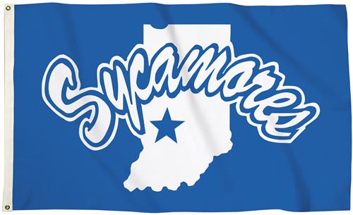 Collegiate Indiana State 3'x5' Flag w/Grommets