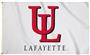 Collegiate LA Lafayette "UL" 3'x5' Flag w/Grommets