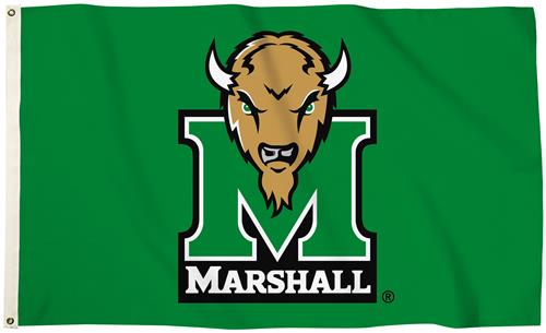 Collegiate Marshall Logo 3'x5' Flag w/Grommets