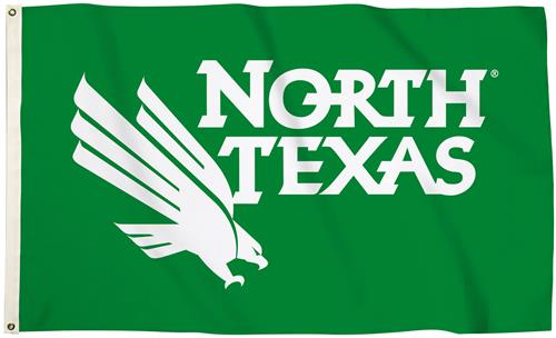 Collegiate North Texas 3'x5' Flag w/Grommets