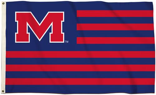 Collegiate Mississippi 3'x5' Flag w/Grommets
