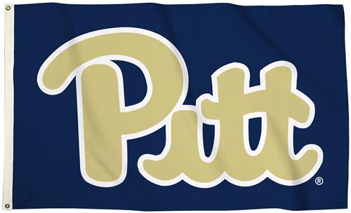 Collegiate Pittsburgh 3'x5' Flag w/Grommets