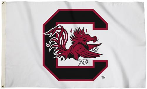 Collegiate South Carolina 3'x5' Flag w/Grommets